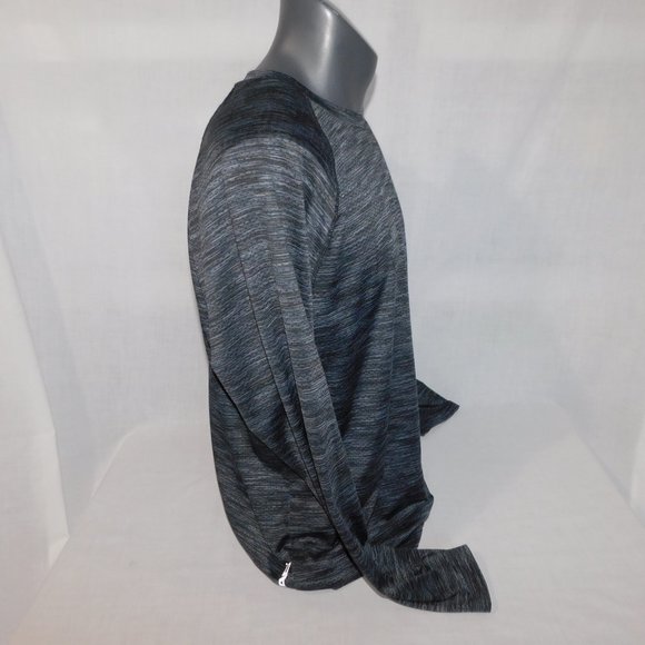 HEAD Mens L Black gray Long Sleeve Activewear Crewneck Shirt - Picture 6 of 9